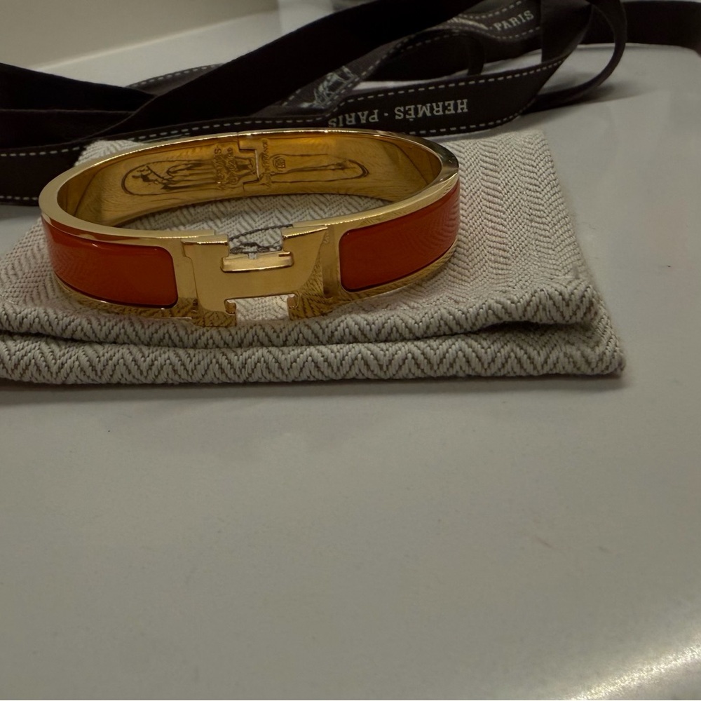 Original Hermes clic H bracelet. - Picture 4 of 11